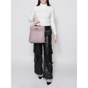 Borsa a mano da donna - Modello False - Vera pelle - 29.0 x 29.0 x 8.0 cm