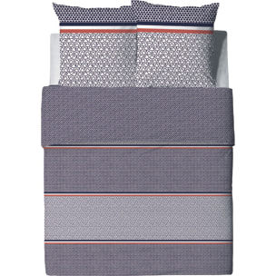 Parure Housse De Couette 3pcs 100% Coton 57fils Tilak