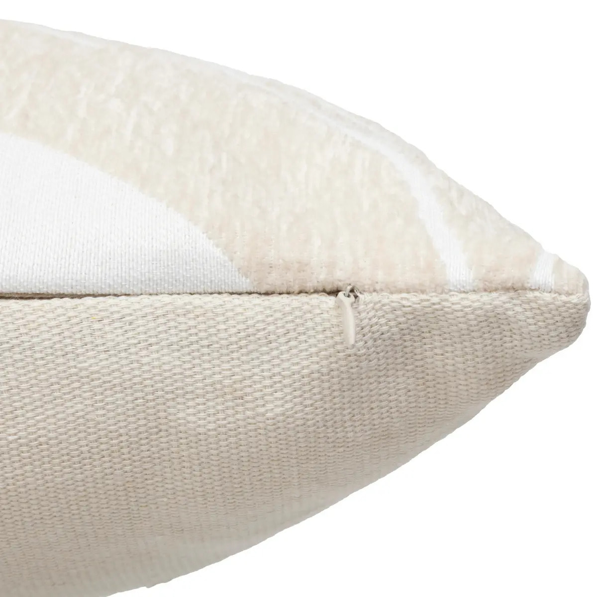 Coussin jacquard Madini beige lin 30x50cm