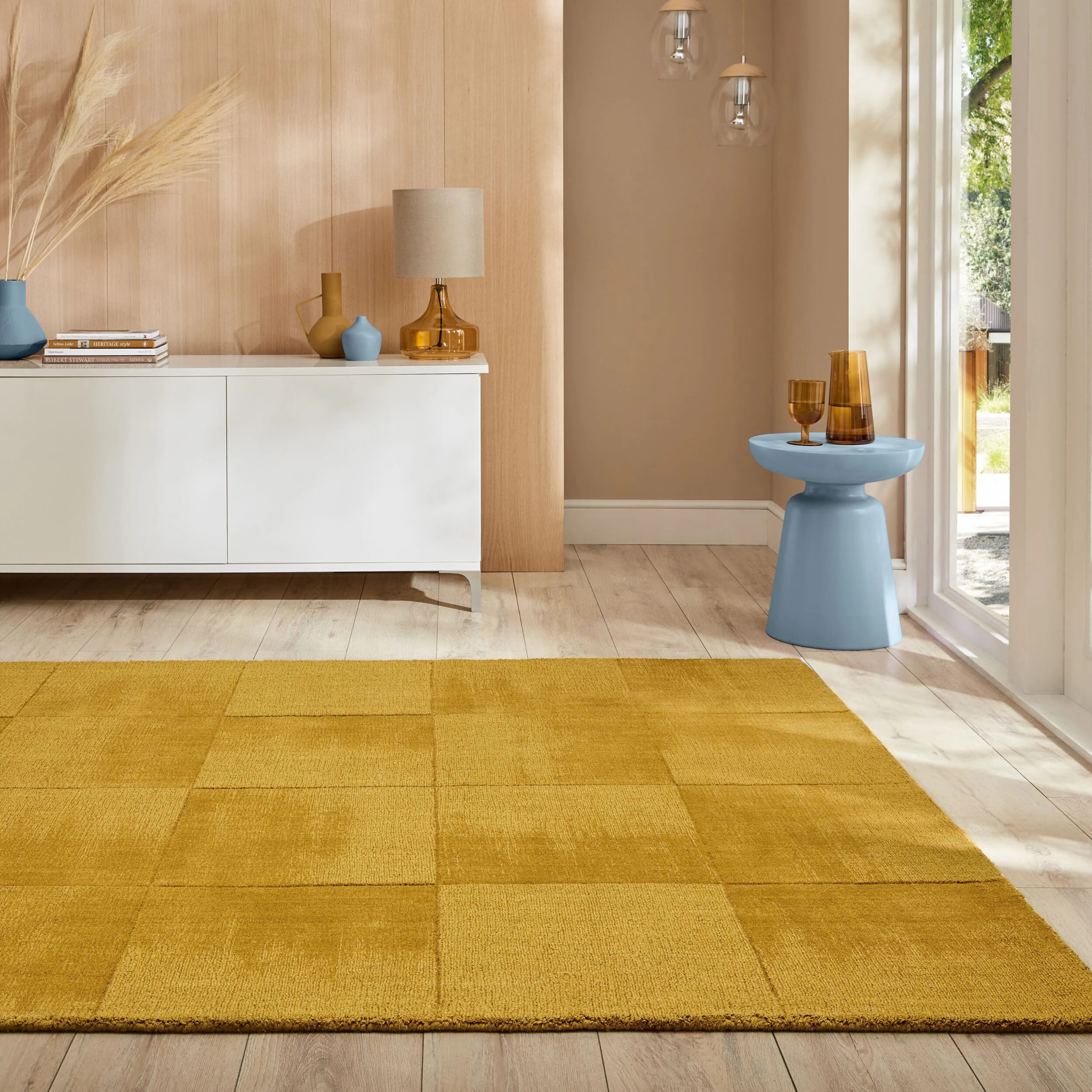 Tapis en laine GRAND DAMIER