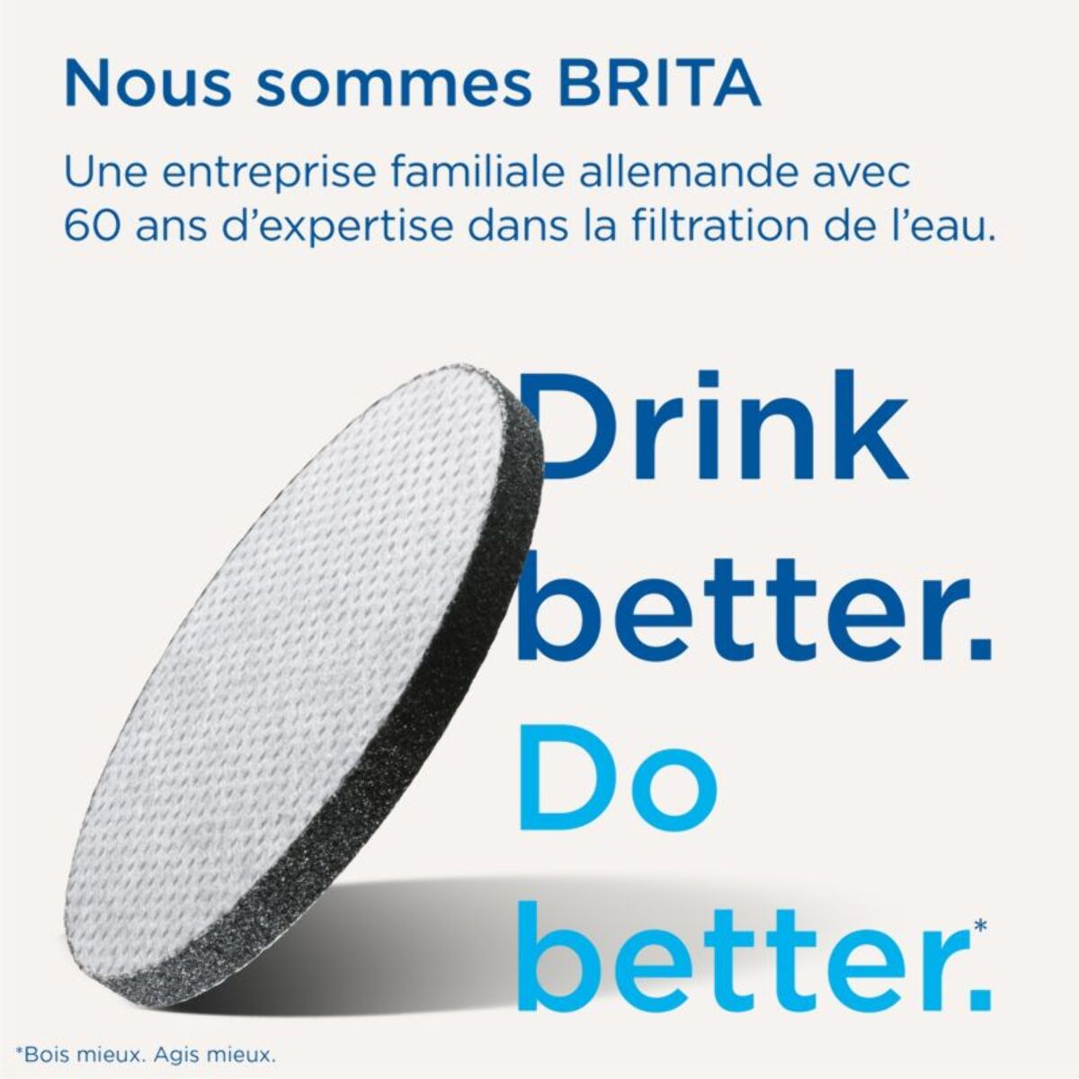 Cartouche filtrante BRITA pack de 6 filtre à eau MicroDisc