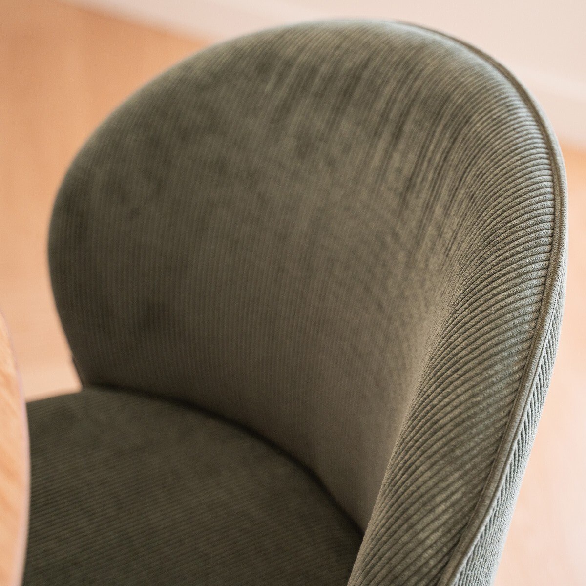 Lot de 2 chaises de salle à manger en velours côtelé - NOE