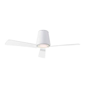 FORLIGHT Ventilador IP44 Garbí LED 18.8W 3000K Blanco Transparente 886lm