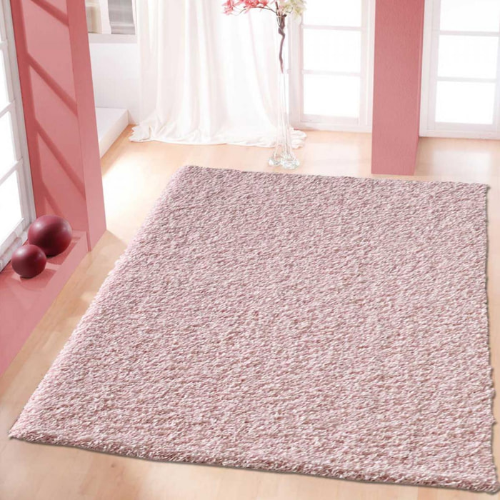 Tapis shaggy tissé motif uni DOSU