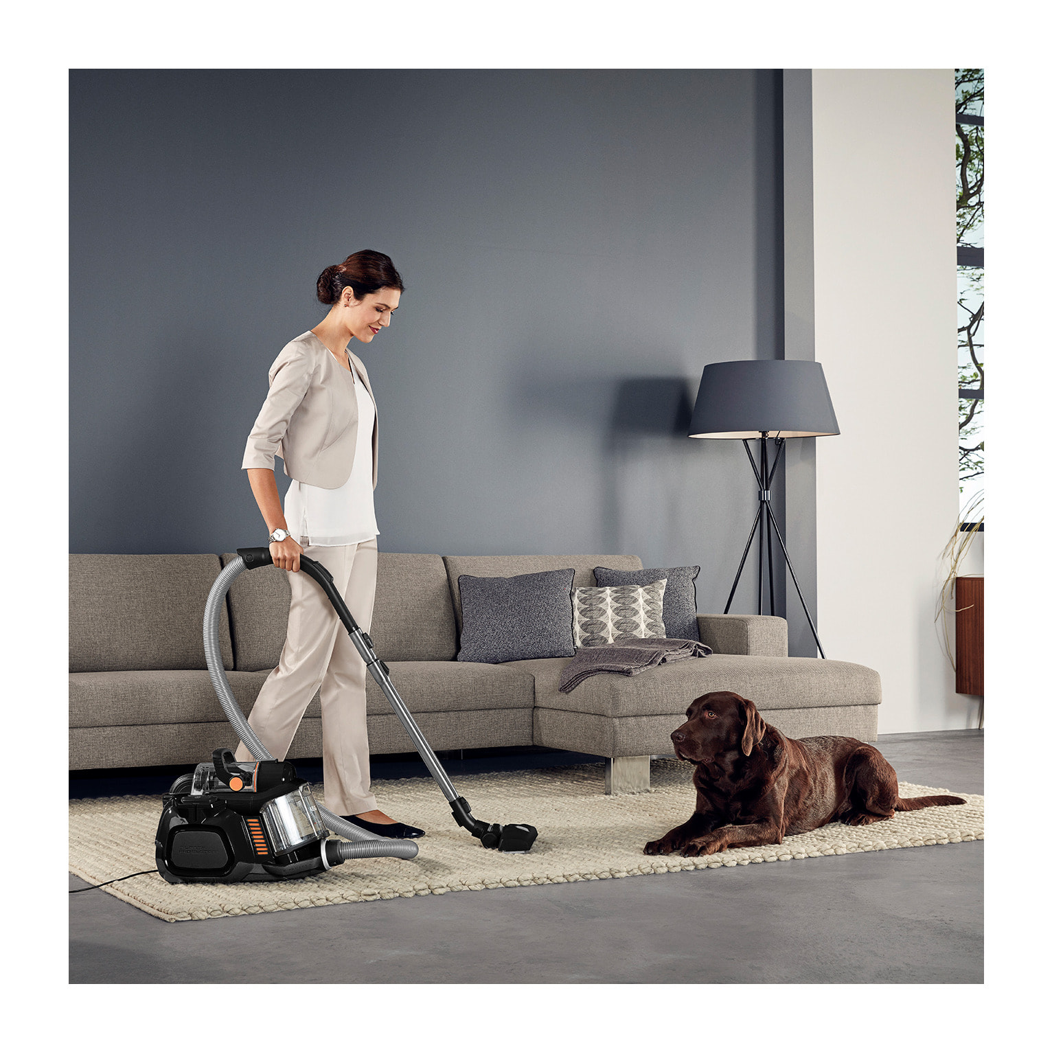 AEG Aspiradora sin bolsa LX7 de 750 W y 72 dB(A) LX7-2-EB-P