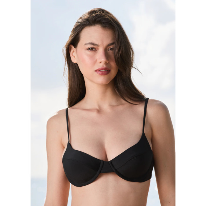 Bikini Mujer Parte Superior Masha Color Negro