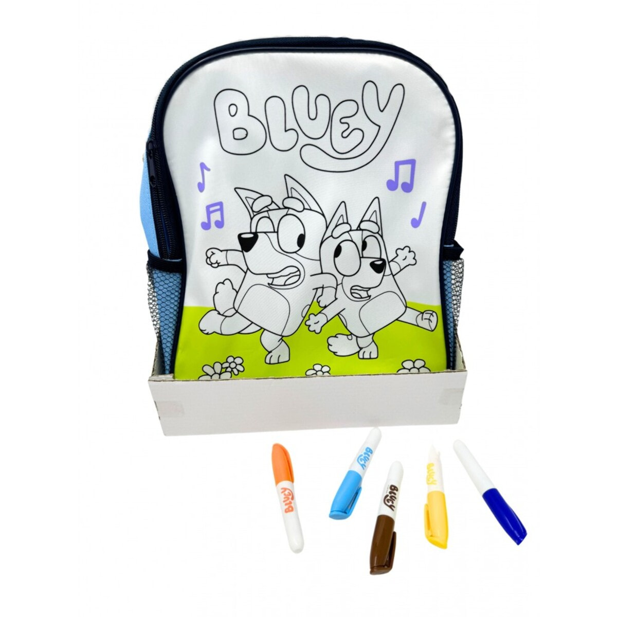 MOCHILA MIMOCHIC BLUEY PARA COLOREAR