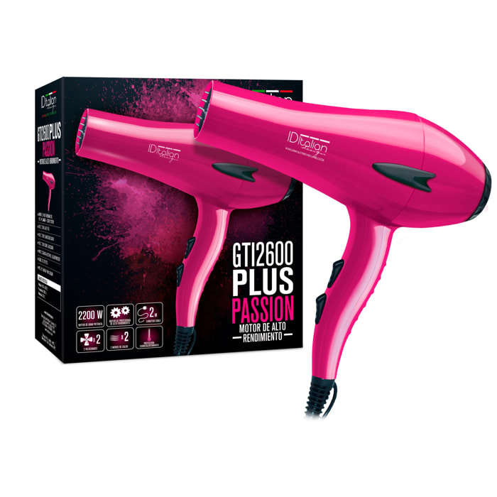 Sèche-Cheveux Gti2600 Passion Plus - 2200W - Fuchsia