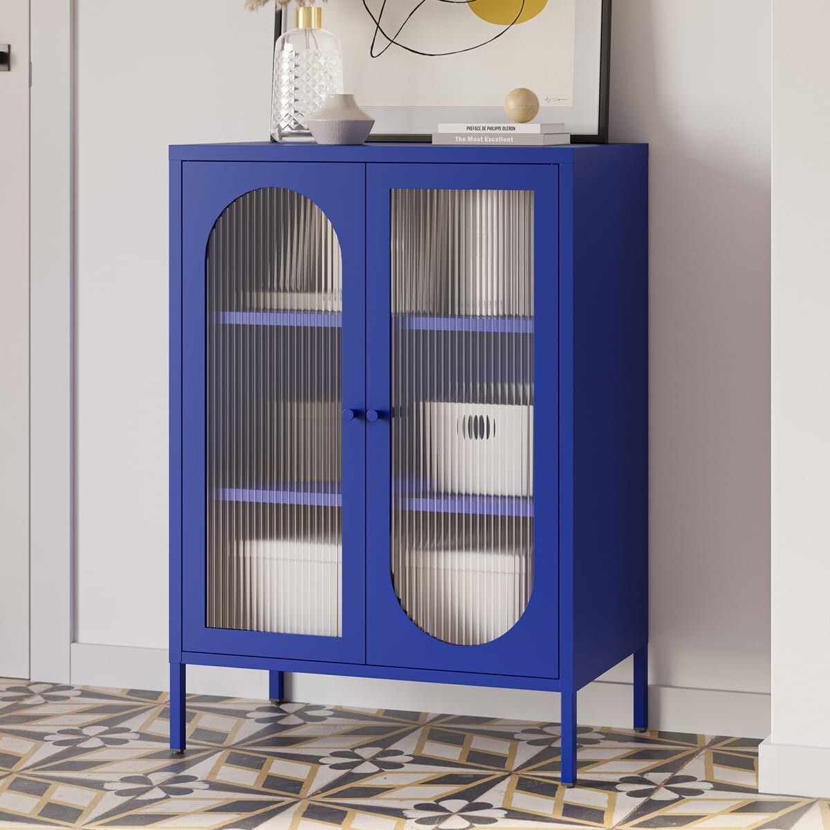 Buffet 2 portes en métal - YSIA