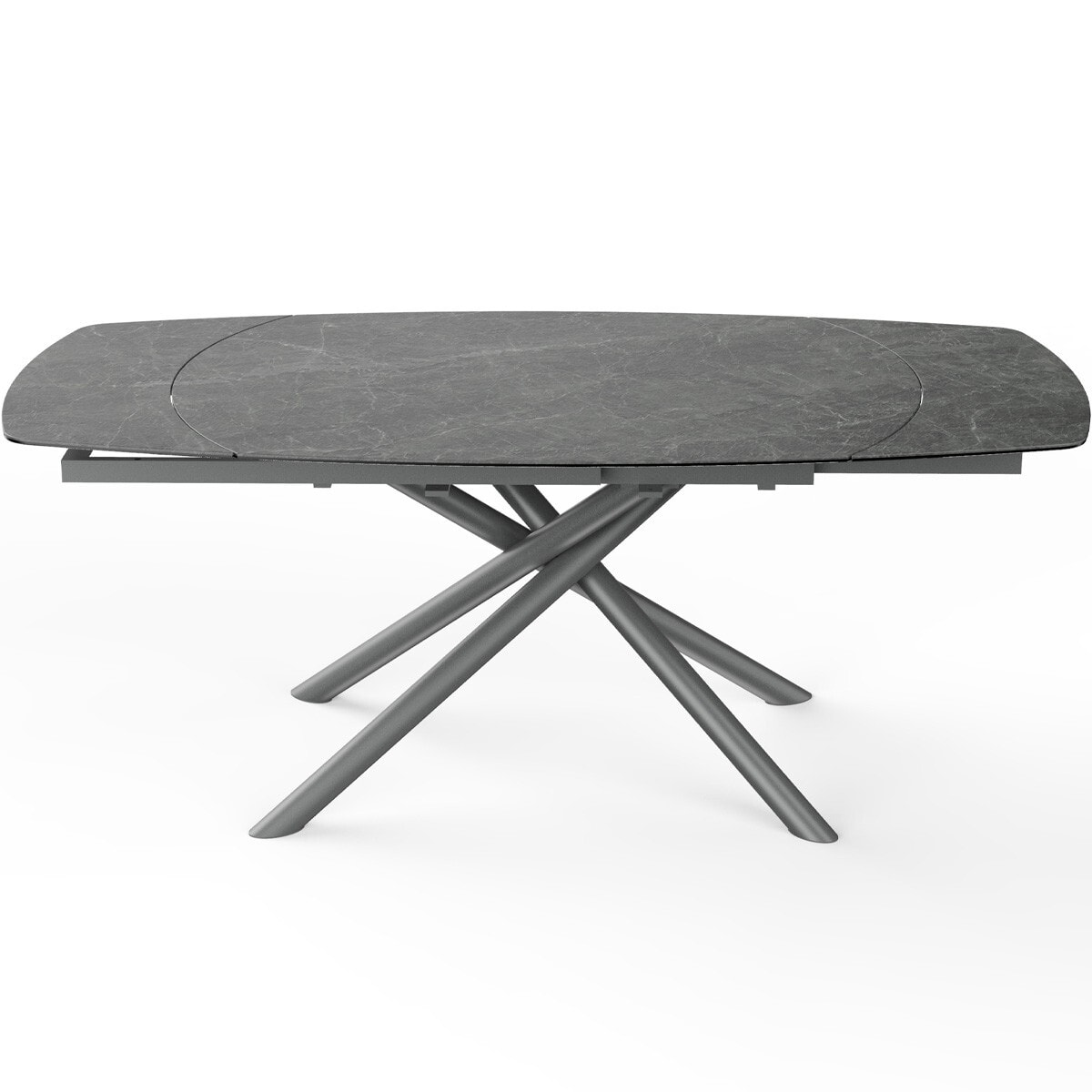 Table à manger extensible 6/8 couverts en céramique - DISKO