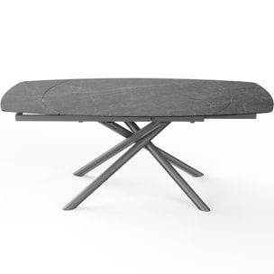 Table à manger extensible 6/8 couverts en céramique - DISKO
