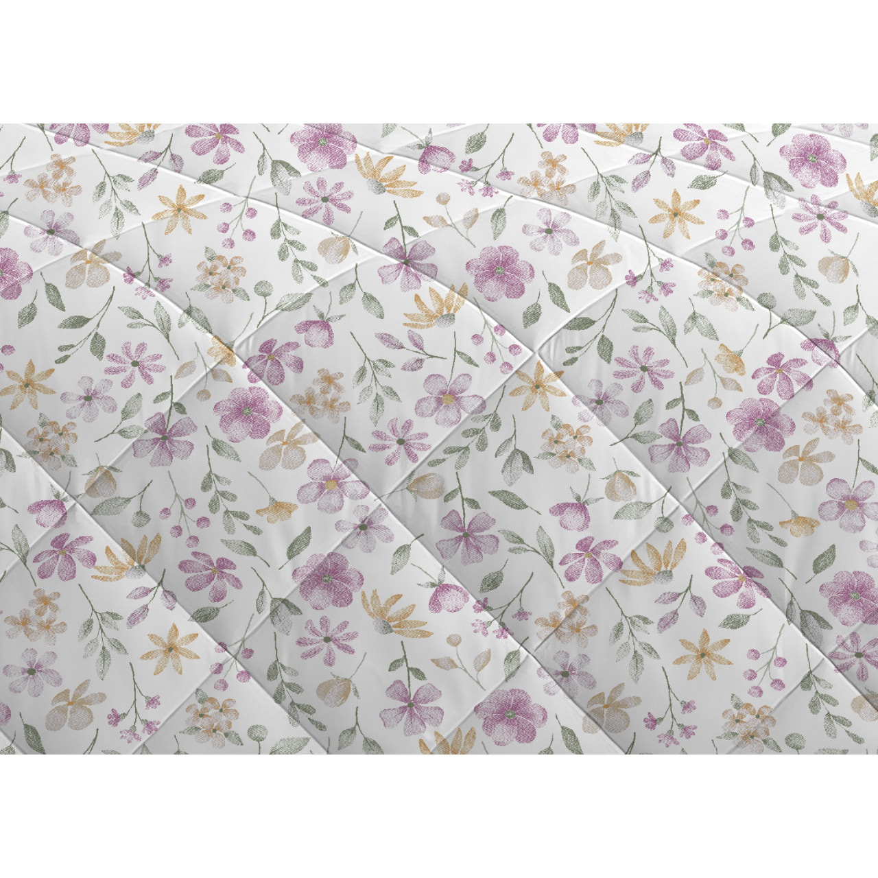 Trapuntino Estivo Leggero 100gr Ideale Primavera/ Estate Disegno Primavera Rosa