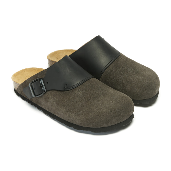 Sabot Mandèl Suede Grigio