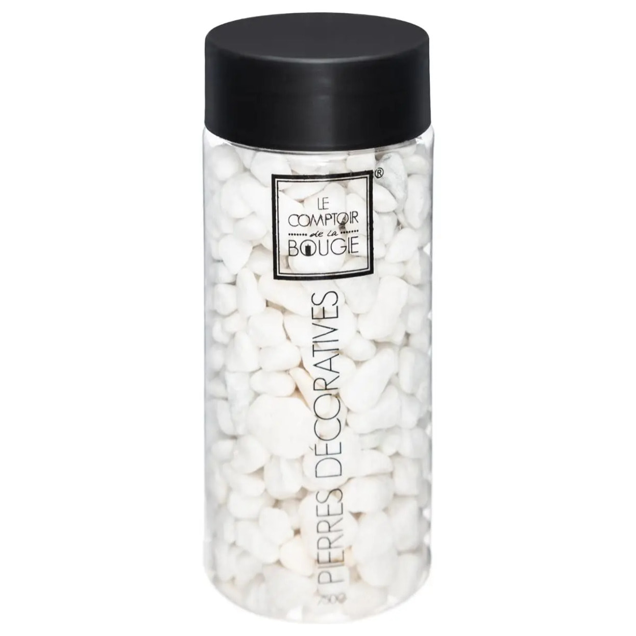 Pierres déco - petit modèle - céramique - blanc - 750g