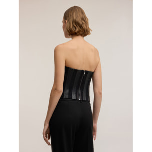 Motivi - Top bustier Smart Couture - Negro