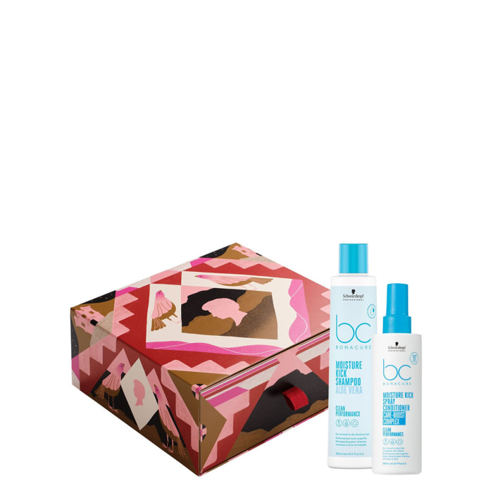 BC Moisture Kick - Coffret Shampooing 250 ml + Spray-Baume 200 ml