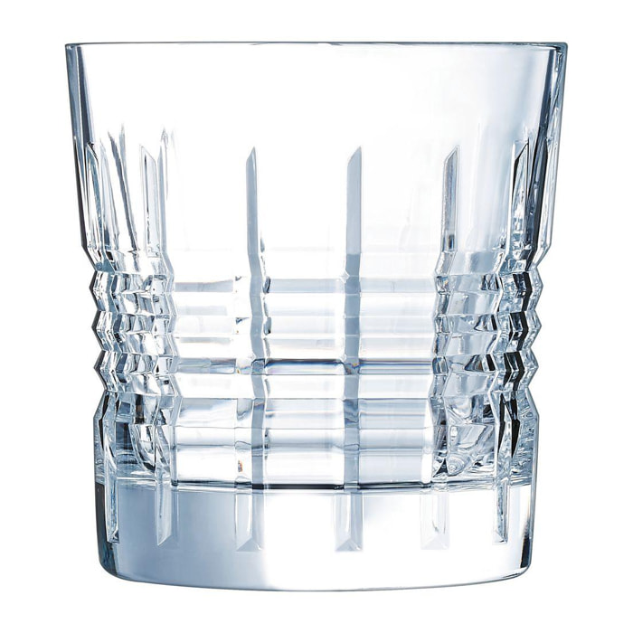 6 verres à spiritueux 32cl Rendez-vous - Cristal d'Arques - Kwarx au design vintage