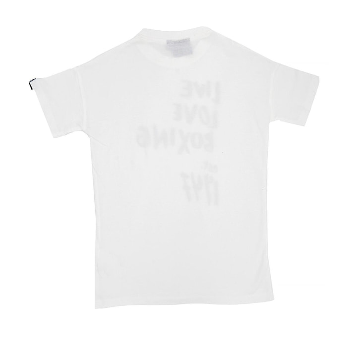 Camiseta larga de manga corta brillante para niña