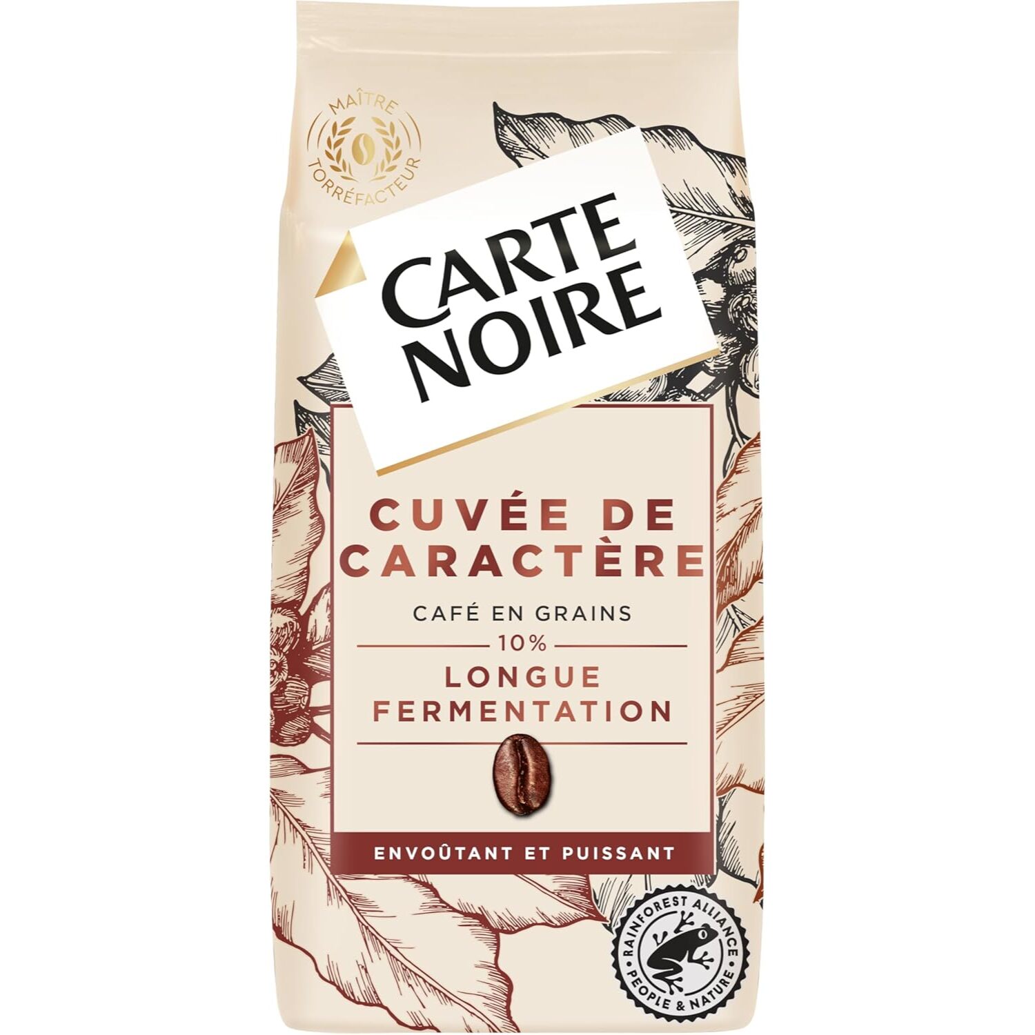 image-Carte Noire Café en Grains Cuvée de caractère - 500G