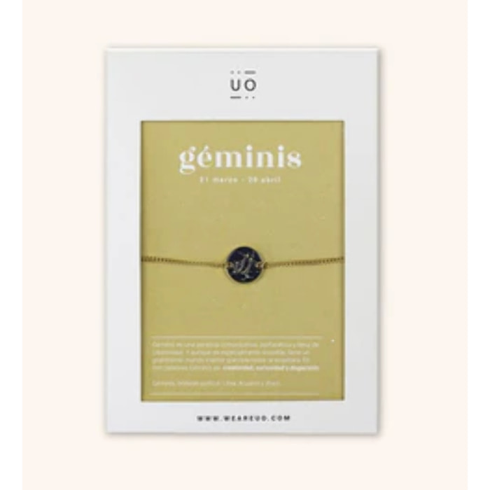 Pulsera Charm "Géminis"