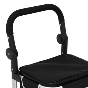 Chariot de course 2 roues imperméable oir