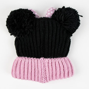 Conjunto gorro, guantes y tubo de cuello infantil "Minnie"