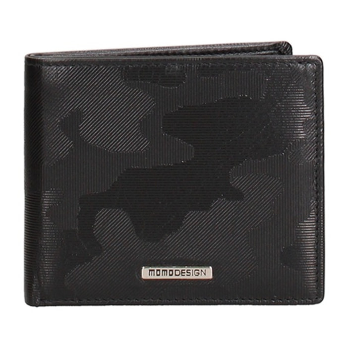 Portafoglio uomo in vera pelle - Modello Bryson Nova - Casual - 9.0 x 10.7 x 1.5 cm