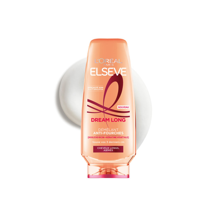 Lot de 6 - L’Oréal Paris Elseve Dream Long Après-Shampooing Démêlant Anti-Fourches 250mL