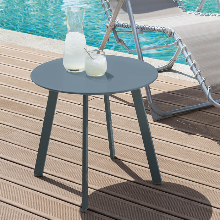 Table d'appoint ronde ''Saona'' D50cm en acier