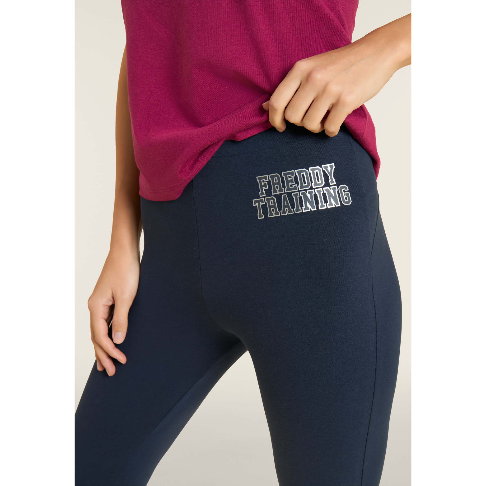 Leggings 7/8 Vita Alta Freddy Training con Carré
