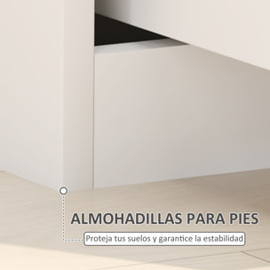 Mesita de Noche Moderna Mesilla de Noche con Cajones con Frontal Blanco Brillante y Almohadilla Mesa Auxiliar para Dormitorio Salón 40x40x48 cm Blanco