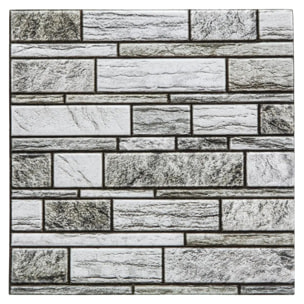 Sticker carrelage mur gris X2