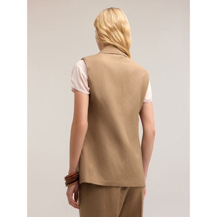 Motivi - Camisa poncho - Rosa cipria