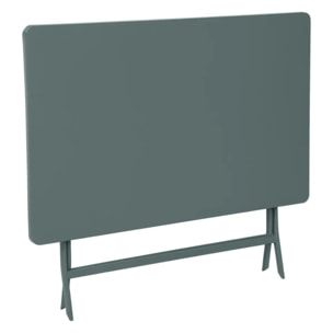 Table de jardin pliante rectangulaire Greensboro Vert jade