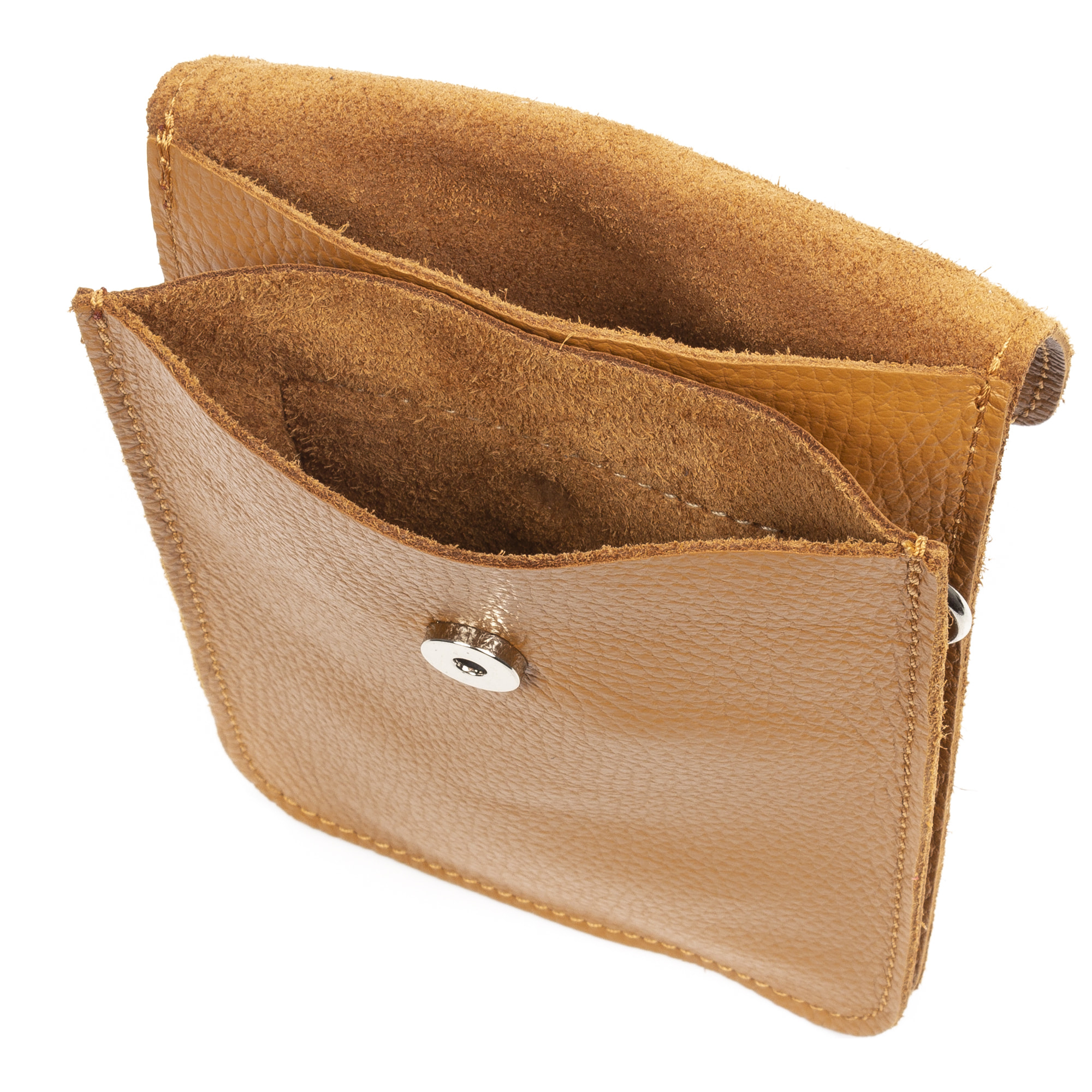 Albareto Bolso bandolera de mujer de piel auténtica acabado Dollaro