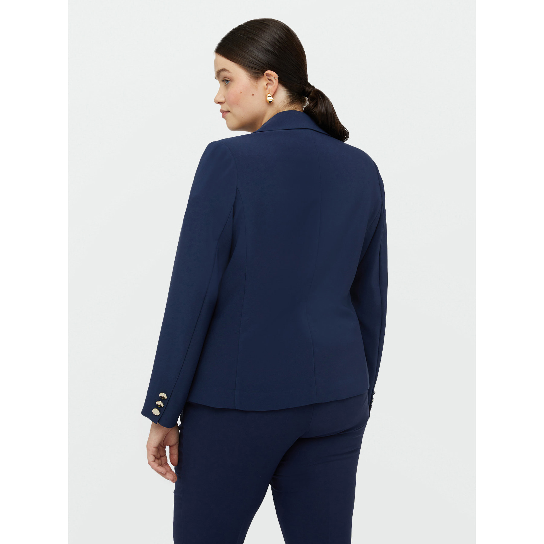 Fiorella Rubino - Blazer in tessuto crêpe - Blu