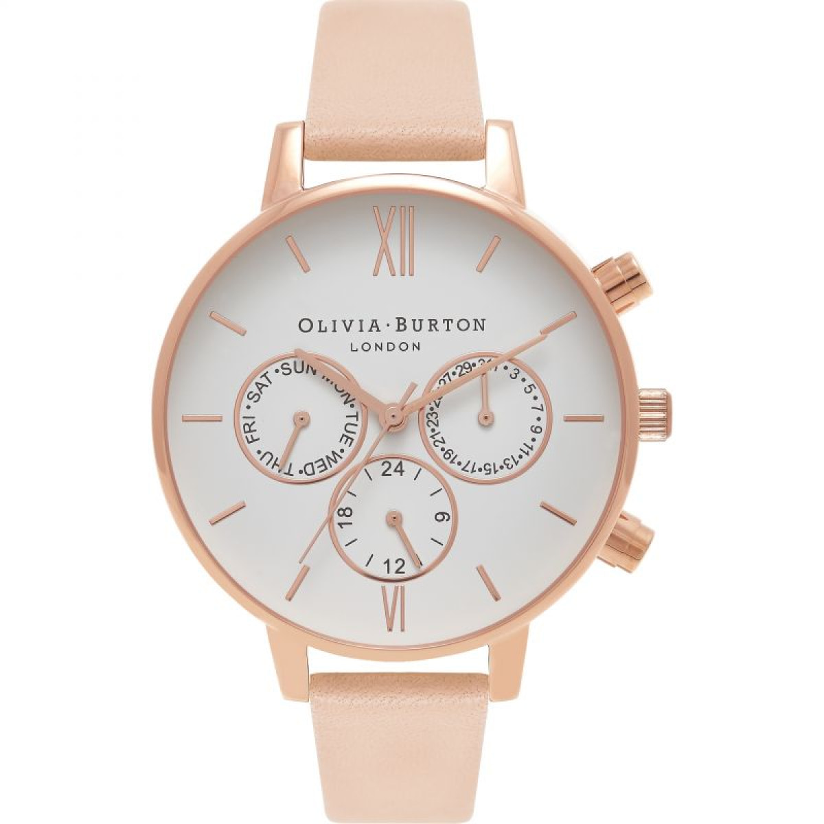 Reloj Olivia Burton OB16CG88 Mujer Analogico Cuarzo con Correa de Piel sintetica