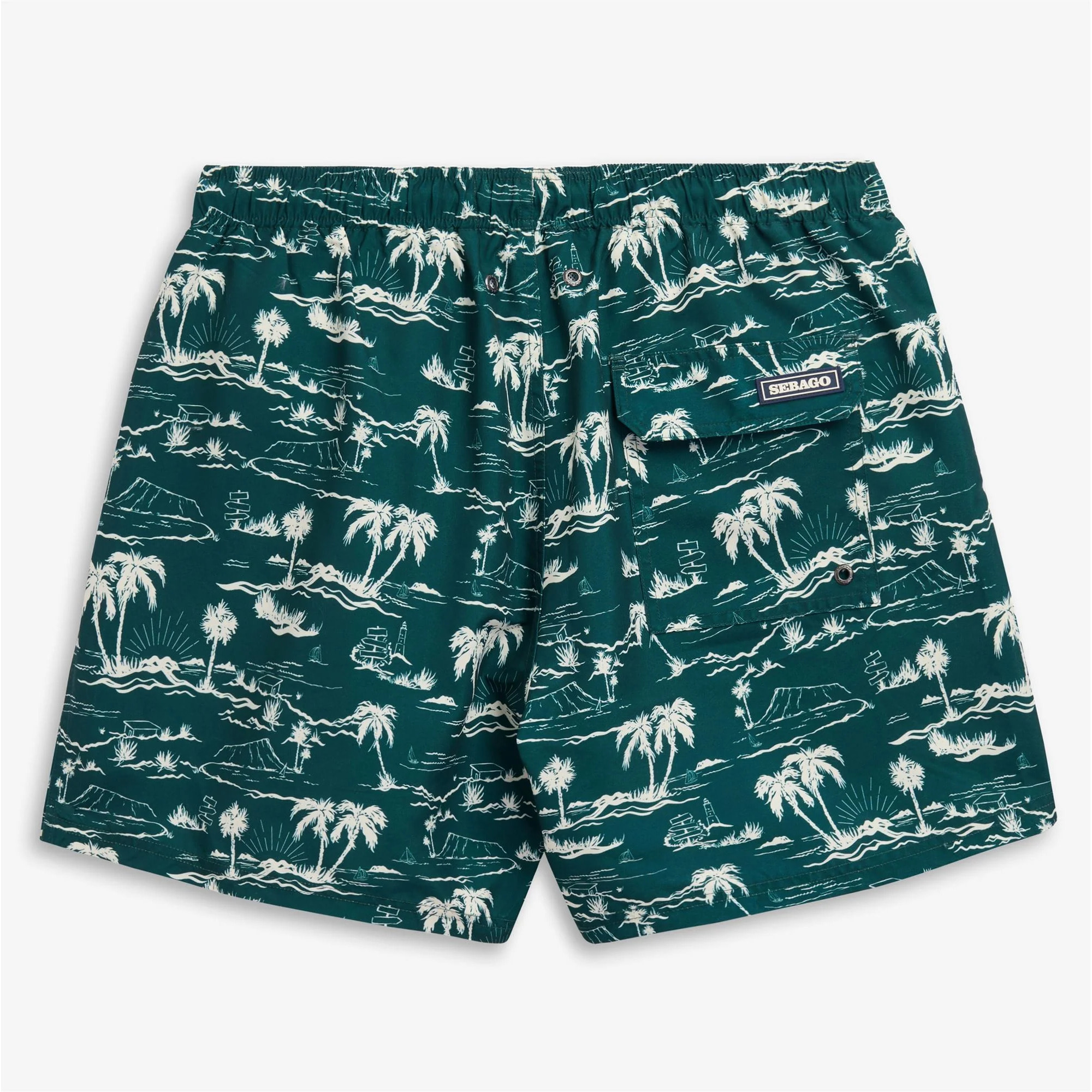 Sebago - Costumi da Bagno Uomo Verde - Sandbeach