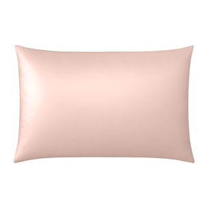 Taie d’oreiller en soie anti frisotti et anti-âge - Rose