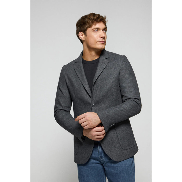 Blazer Cameron grigio con particolari Polo Club