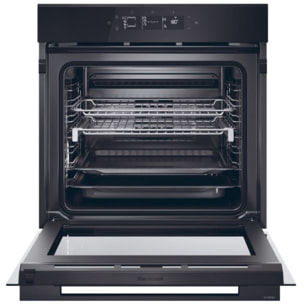 Four encastrable HAIER H6 ID46G5YTB - Pyrolyse - Hydrolyse - Chaleur pulsée - Porte froide - Rails télescopiques