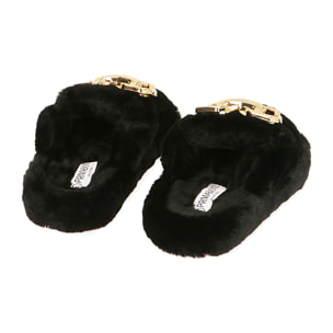 Pantuflas negras