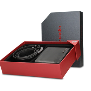 Set portafoglio e cintura uomo vera pelle - Silvano Prime