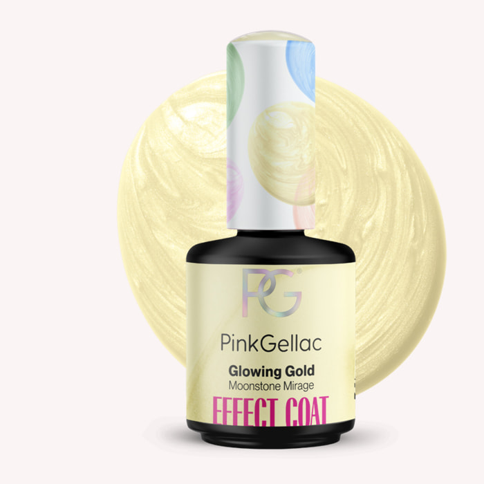Vernis semi-permanent - Coat Effet - Glowing Gold - 15 ml