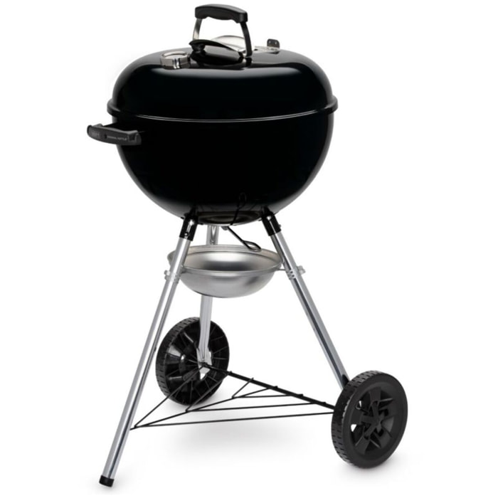 Barbecue charbon WEBER Original Kettle E-4710 Charcoal Grill black sur pieds 47 cm