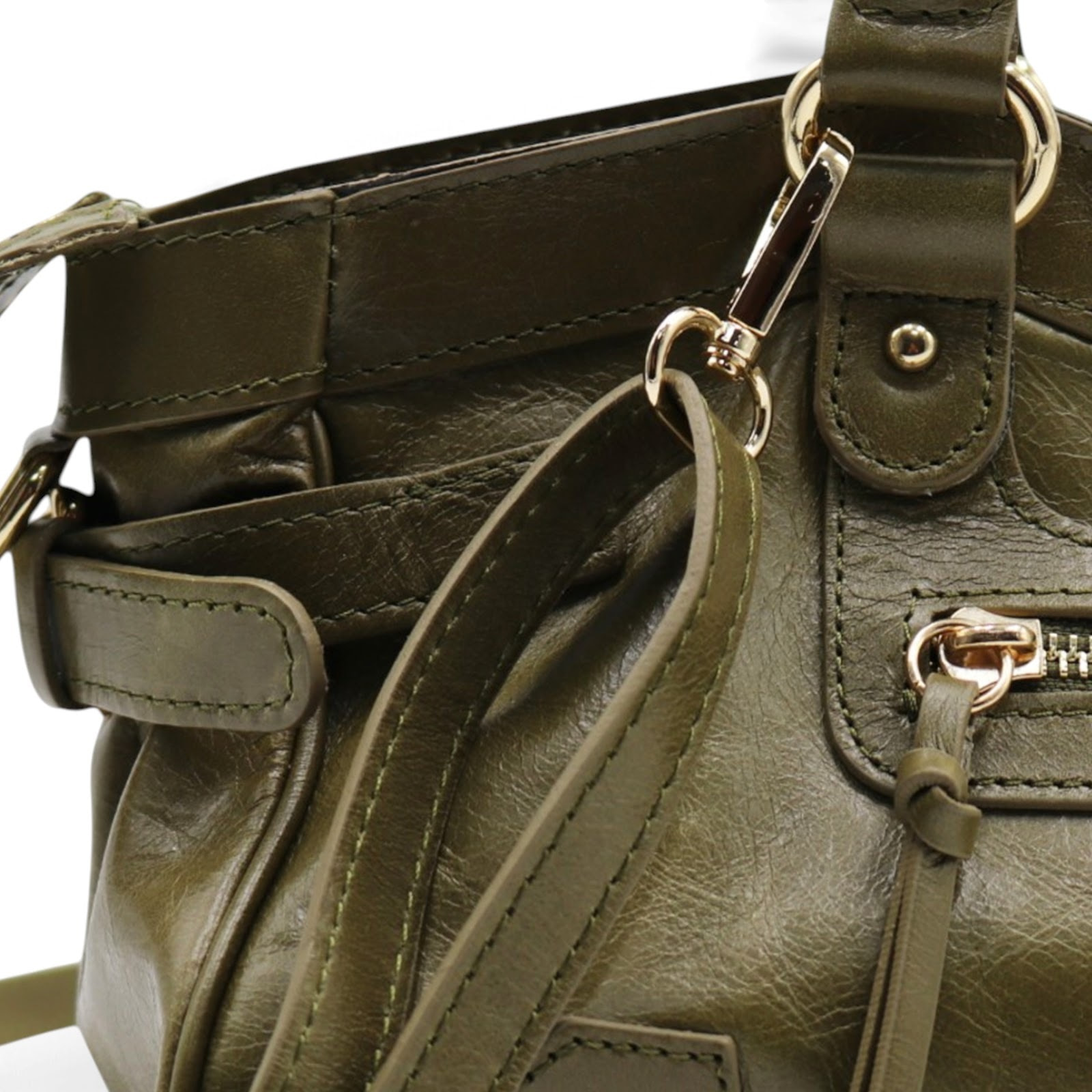 Borsa a Spalla Cheval Firenze Lenny Verde Oliva