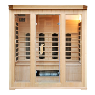 Cabine de sauna luxe infrarouge 4/5 places ABATE