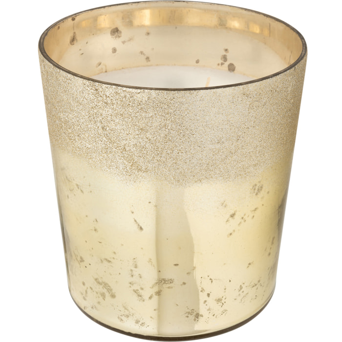 J-Line bougie parfumée M-Chic - verre - or - large - 140H