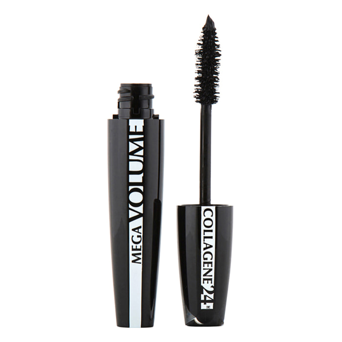 Mascara Nero Volumizzante e Rimpolpante Mega Volume Collagene 24h