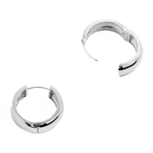 Pendientes Lux by Lux acabadoss en rodio